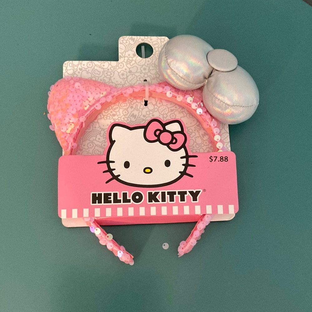 Hello Kitty Pink and Silver Sequin Headband